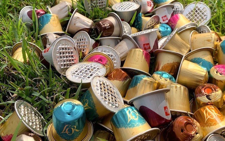 aluminium coffee capsules polluting in our enviornment